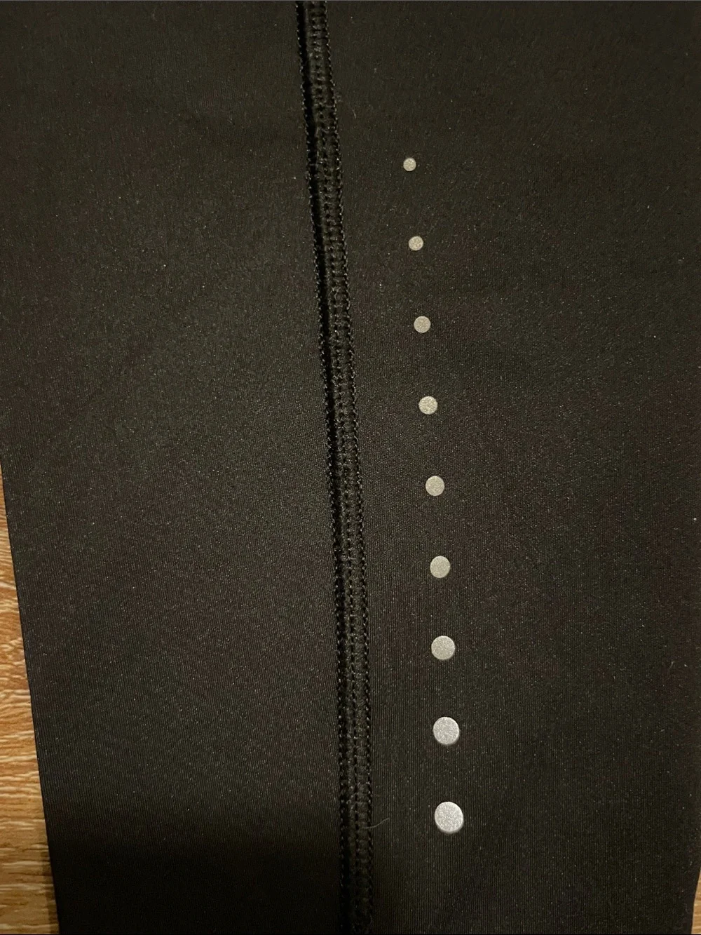 lululemon athletica Black High-Rise Leggings with Ankle Studs